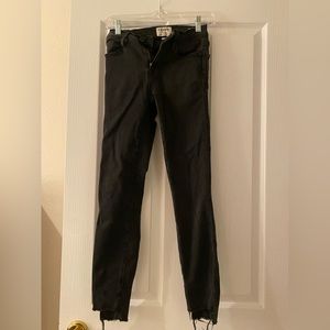 FRAME Black Skinny Jeans